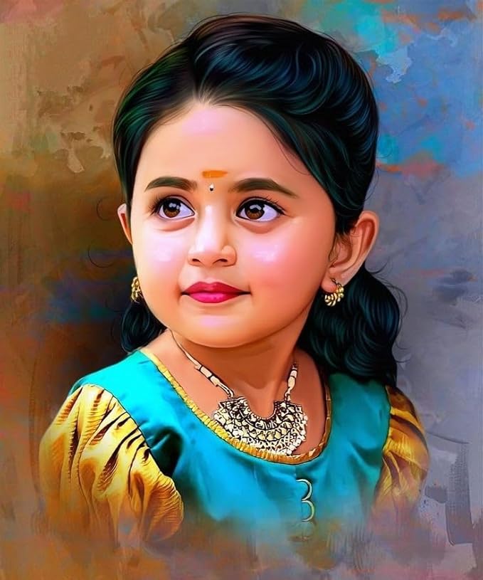 Customized & Personalized Oil Painting Frame for Wall Display Frame MDF | Anniversary Gift | Wall Decor | Gift For Someone (6x8)