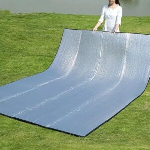 Waterproof Picnic & Camping Mat 200?100 cm | Foldable Double-Sided Aluminum Film Moisture-Proof Picnic Mat | Portable Outdoor Beach Blanket, Tent Pad, Hiking & Travel Accessories