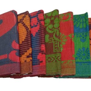 Multicolor rectangular Floor Mat Chatai for Multipurpose 4 Feet * 6 Feet