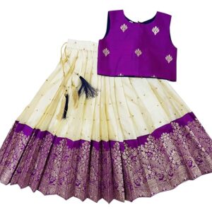 DESIGNER STUDIO Girls Readymade Lehenga Choli Set