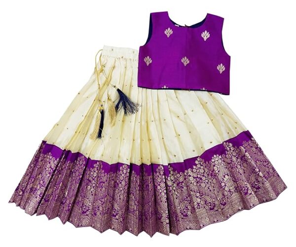 DESIGNER STUDIO Girls Readymade Lehenga Choli Set