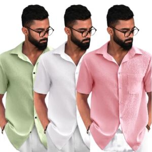 Popcorn Regular Fit Half Sleeve Shirt for Men Combo Casual Shirt ll Sumeer Wear