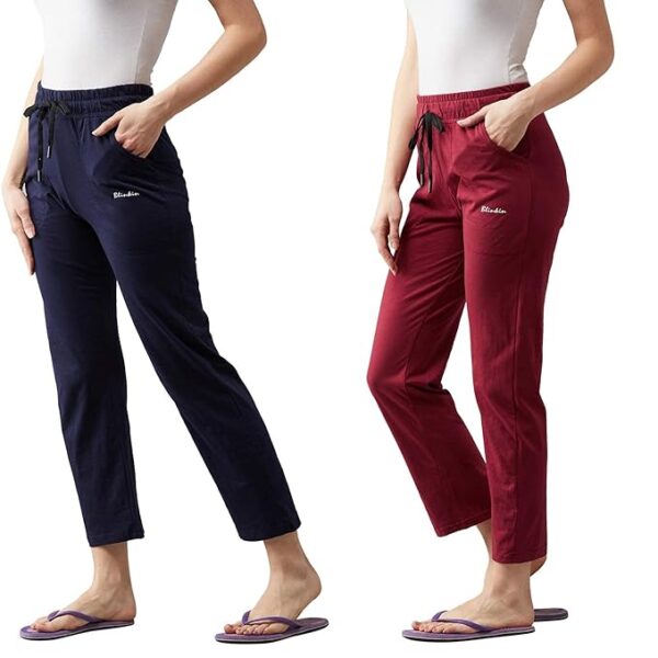 Women's Cotton RelaxFit Pajama Combo (Pack of 2)