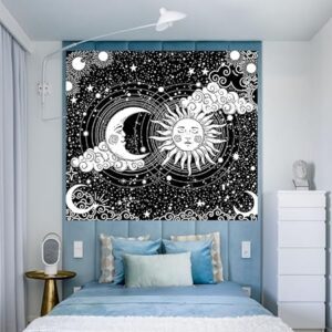 Tarot Wall Hanging Tapestry - Handmade Printed Design Cotton Wall D?cor Poster (60X54 Inch)