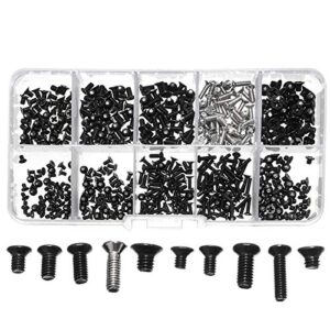 Alloy Steel Universal Laptop Screws Kit for IBM, HP, Lenovo, Samsung, Dell Sony, Toshiba, 10 Different Size of M2, M2.5 & M3 Screws Each 25 pcs Pack Of 250 Pieces