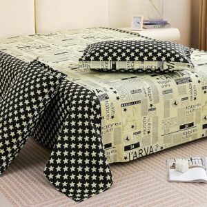 LOOM Plain Microfiber King Size Double Bedsheet - Hypoallergenic Wrinkle Free Bed Sheets with 2 Pillow Covers (90 x 95 Inches | Charcoal Color, Plain), 240 TC