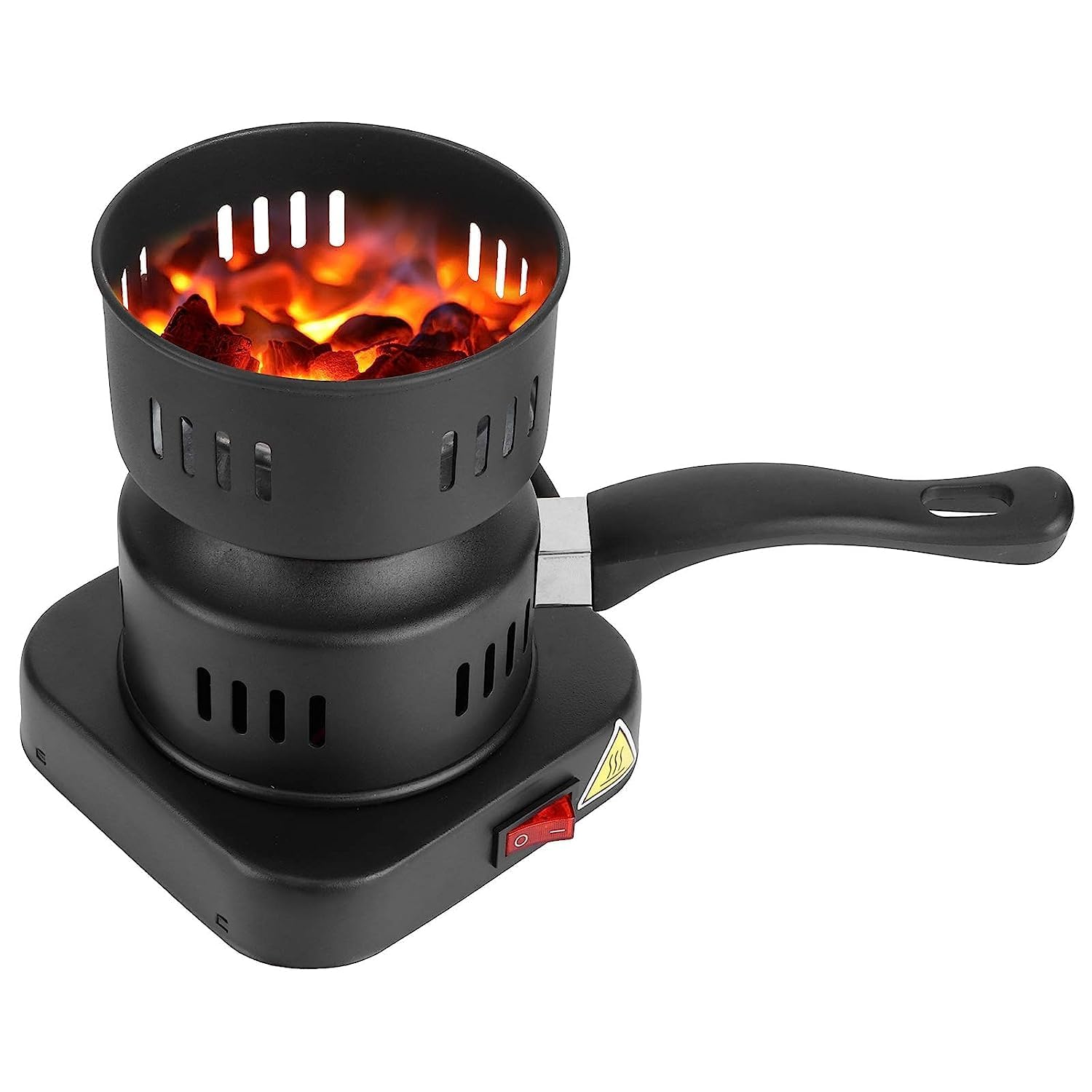 Burner Heater, Stove Electric Camping Cooking Stove, Charcoal Electric Coal, Lighter Electric Sigdi, Metal Hotplat,Black