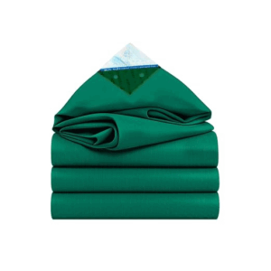 12FT X 12FT 120 GSM Green Tarpaulin Tirpal Tadpatri Tharpai Thadika, Extra Strong, Reinforced Eyelets, UV Resistant, 100% Waterproof Virgin, 6 Layer MLCL 3D Rib Technology-1 No.
