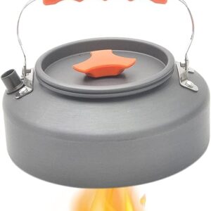 0.8L Portable Water Kettle Water Pot Teapot Coffee Pot Indoor Aluminum Alloy Tea Kettle Outdoor Camping Hiking Picnic