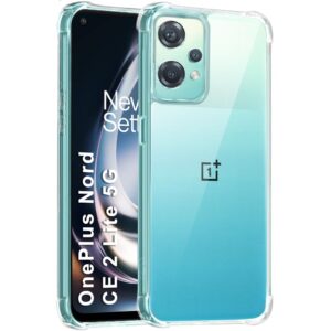 Shockproof Clear Back Cover Case for OnePlus Nord CE 2 Lite 5G | 360 Degree Protection | Hard Transparent Back Cover Case for OnePlus Nord CE2 Lite 5G (PC & TPU, Transparent Bumper)