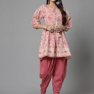 Women's Cotton Floral Kurta Set