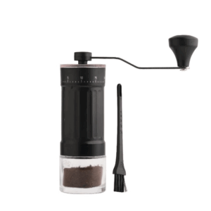 Manual Coffee Bean Grinder with 40 Adjustable Grind Settings, Ceramic Burr Mill, Glass Jar, Fresh Grind for Espresso, French Press, Pour Over, Cold Brew ? Portable & Easy to Clean