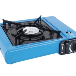 Coleman Stainless-Steel Campingaz Camp Bistro Camping Stove, Flame Portable Gas Cartridge Cooker, 2200 W (Blue)