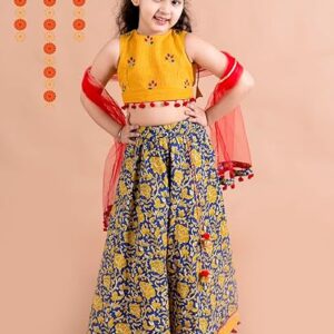 Girl's Cotton Lehenga Choli