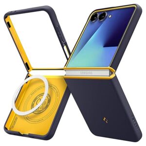 Samsung Galaxy Z Flip 7 Case, Galaxy Z Flip7 Back Cover (2025) - TPU + Poly Carbonate?Blueberry Navy