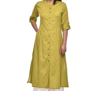 Women's Cotton Printed Kurta and Palazzo Set