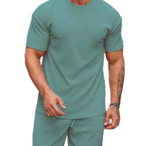 Premium Hosiery Cotton Blend Pyjama Set || Stylish Round Neck T-Shirt and Shorts || Casual Night Suit Wear Set for Man