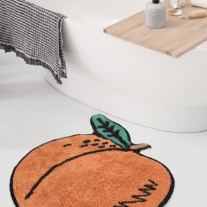 Different Shapes of Bathmat (Pack of 1, Peachy)