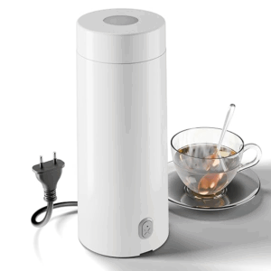 Small Electric Kettle For Travel Hot Water Mini Kettle In-Built Cable Portable Bottle Design 300W Heating Element to Boil Water and Prepare Tea Coffee without Milk (Hydroboil Lite)