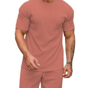 Men's Premium Hosiery Cotton Blend Pyjama Set || Stylish Round Neck T-Shirt and Shorts || Casual Night Suit Wear Set for Man