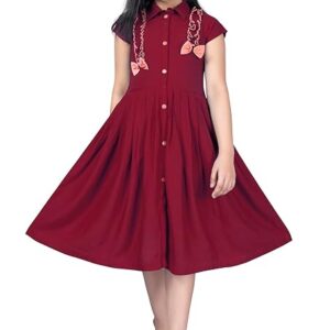 Dream Girl's Fit and Flare Knee Length Dress