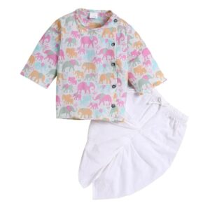 Elegant Traditional Dhoti Kurta Set for Baby Boys ? Soft Cotton Ethnic Dress for Festivals And Weddings