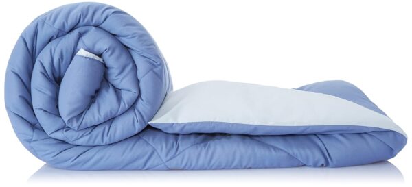 Microfibre Reversible Comforter, Double (Stone Blue & Silver Grey, 200 GSM)