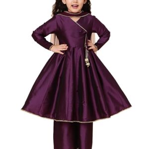 Girl's Anarkali Knee Length Set