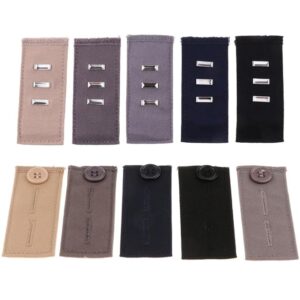5Pcs Pants Waist Extenders with Metal Hook for Pants Jeans and Skirt Buttons | Other Mens Accessories | Mens Accessories