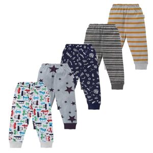 Cotton Pajama Pants with All Over Print for