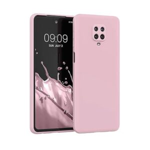 Silicone Soft Back Cover Case for Xiaomi Redmi Note 10 Lite/Redmi Note 9 Pro/Redmi Note 9 Pro Max/Poco M2 Pro (Pink)
