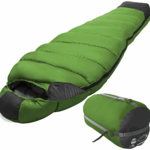 Army Sleeping Bag for Adults - for Range -2 to 5?C | for Camping, Hiking with Foot Fleece Lining for Winters | Light Weight Camping Accessories | Sleeping Bag for Men