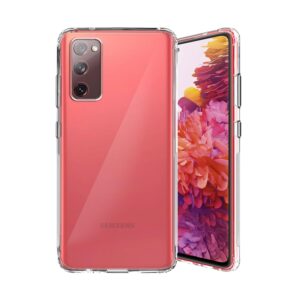 TPU Mobile Soft & Flexible Shockproof Back Cover with Cushioned Edges for Samsung Galaxy S20 Fe, Transparent
