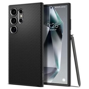 Liquid Air for Samsung Galaxy S24 Ultra Case, Galaxy S24 Ultra Back Cover (2024) - TPU?Matte Black
