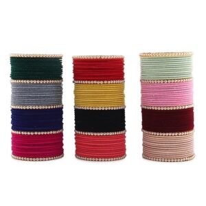 Jewellery for Women Multi-colour Bangles Set for Women and Girls/Assorted Combo set - 12 metal Bangles of 12 Colours Each