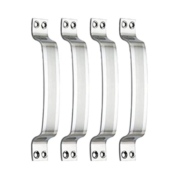 Stainless Steel Door and Window Handle -DIAGONALLY Shaded -6 INCH Pack of 4 PC