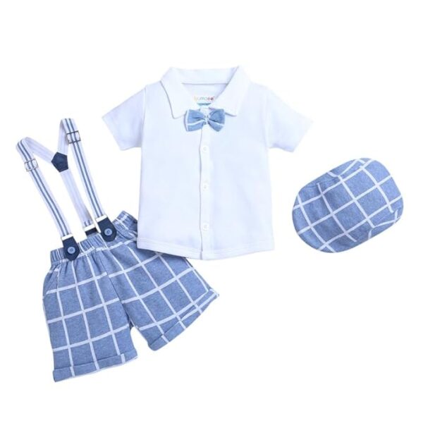 Boy's Cotton Striped Clothing Set