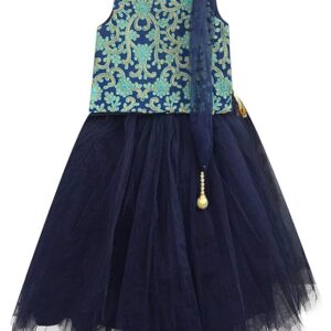 Girl's Polyester Readymade Lehenga Choli