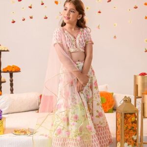 Girl's Cotton Readymade Lehenga Choli