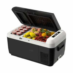 30D Electric Car Fridge Freezer Cooler 12V Car Refrigerator With 30L Capacity Dual Zone 12 Volt Fridge Freezer, Portable Plug in Cooler for Car, Camping, Vehicles, RV, SUV, Travel