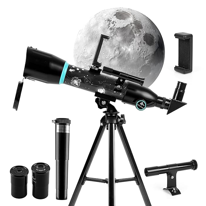 Educational 40050 Astronomical Telescope with APP | 1000+ Facts on Solar System, Spacesuits, Launchers, Celestial Bodies, etc | AstroReels, Skymap & AR Based Fun Learning
