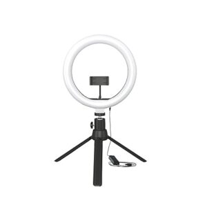 10-inch Ring Light with Tripod Stand | 3 Color Modes | 10 Brightness Settings | 360? Rotation | Suitable for Mobile Phones & Camera, YouTube, Photoshoot, Videography and More