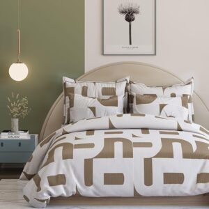 Cotton Fitted King Size Bedsheet for Double Bed with 2 Pillow Covers 72x78x8'' All Round Elastic (Print 13, Floral & Traditional King), Multicolor, 300 TC