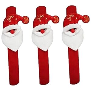 COMBO OF 5 Red Santa Claus Christmas Party Hand Bracelet Band for Kids Boys & Girls
