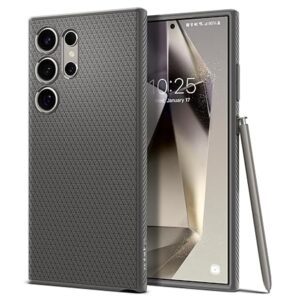 Liquid Air for Samsung Galaxy S24 Ultra Case, Galaxy S24 Ultra Back Cover (2024) - TPU?Marble Gray