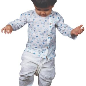 Elegant Traditional Dhoti Kurta Set for Baby Boys ? Soft Cotton Ethnic Dress for Festivals And Weddings