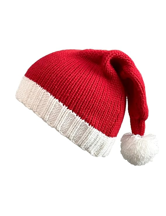 Hat Knitted Christmas Hats Elk Horn Winter Crochet Xmas Hat for Kids Adults