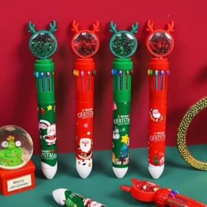 13 Multicolor Pen For Girls, Christmas Gifts Pen Set For Kids, X Mas 10 In 1 Pen For Girls & Boys, Satna Glitter Pen For Kids, Pen For School Gifts, Pen For Christmas Party Return Gifts (3 pcs)